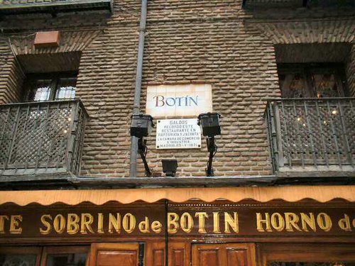 Restaurante Casa Botín, Madrid